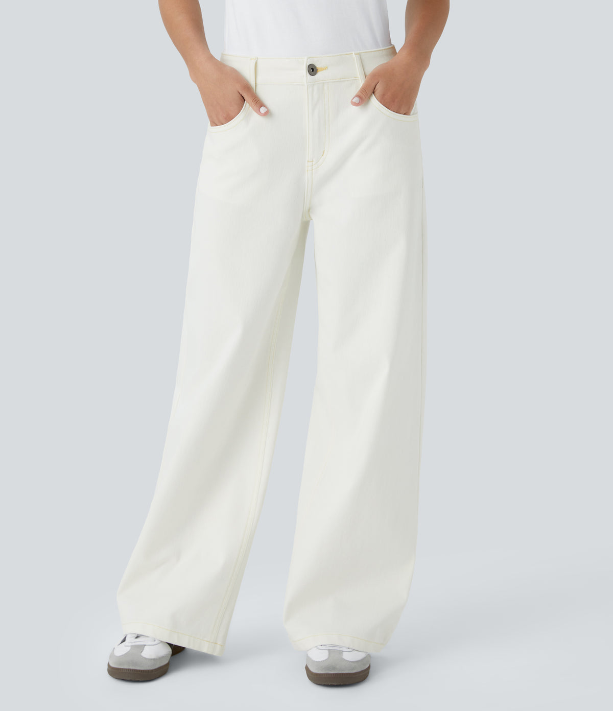 Moira Jeans — Beige Denim