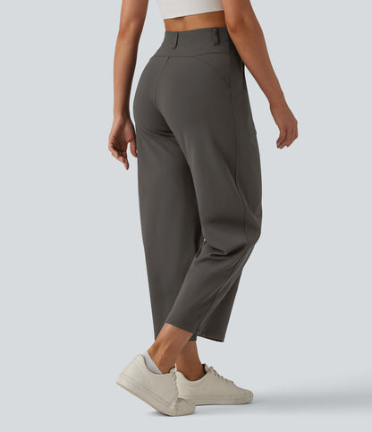 Leonie Pants — Deep Red Grey