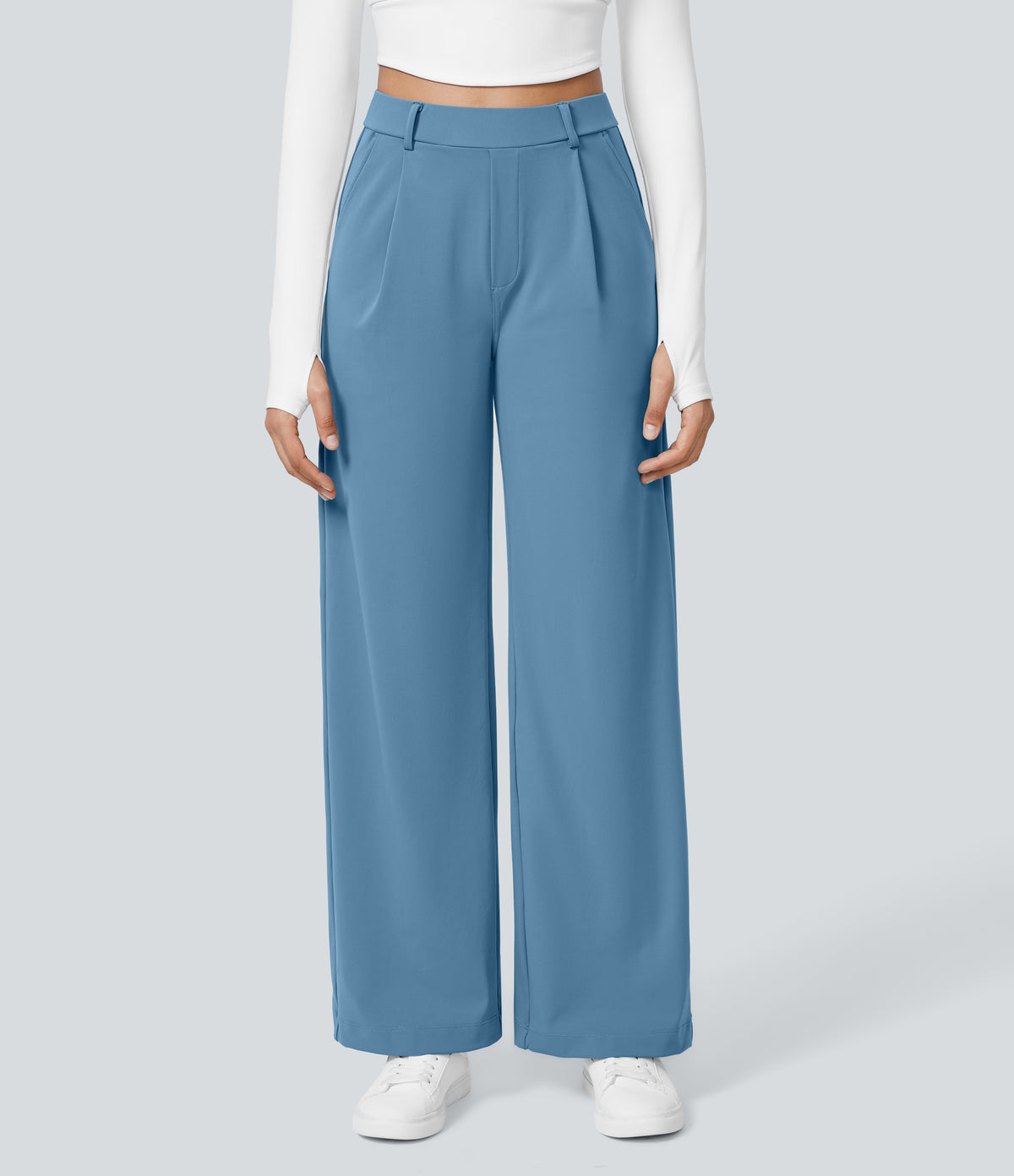 Acacia Pants — Light Azure
