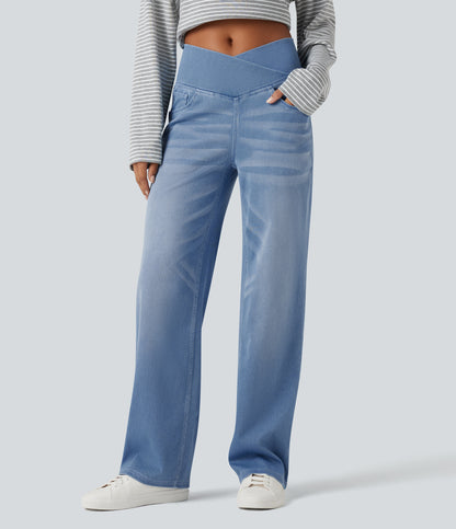Elina Jeans — Powder Blue Denim