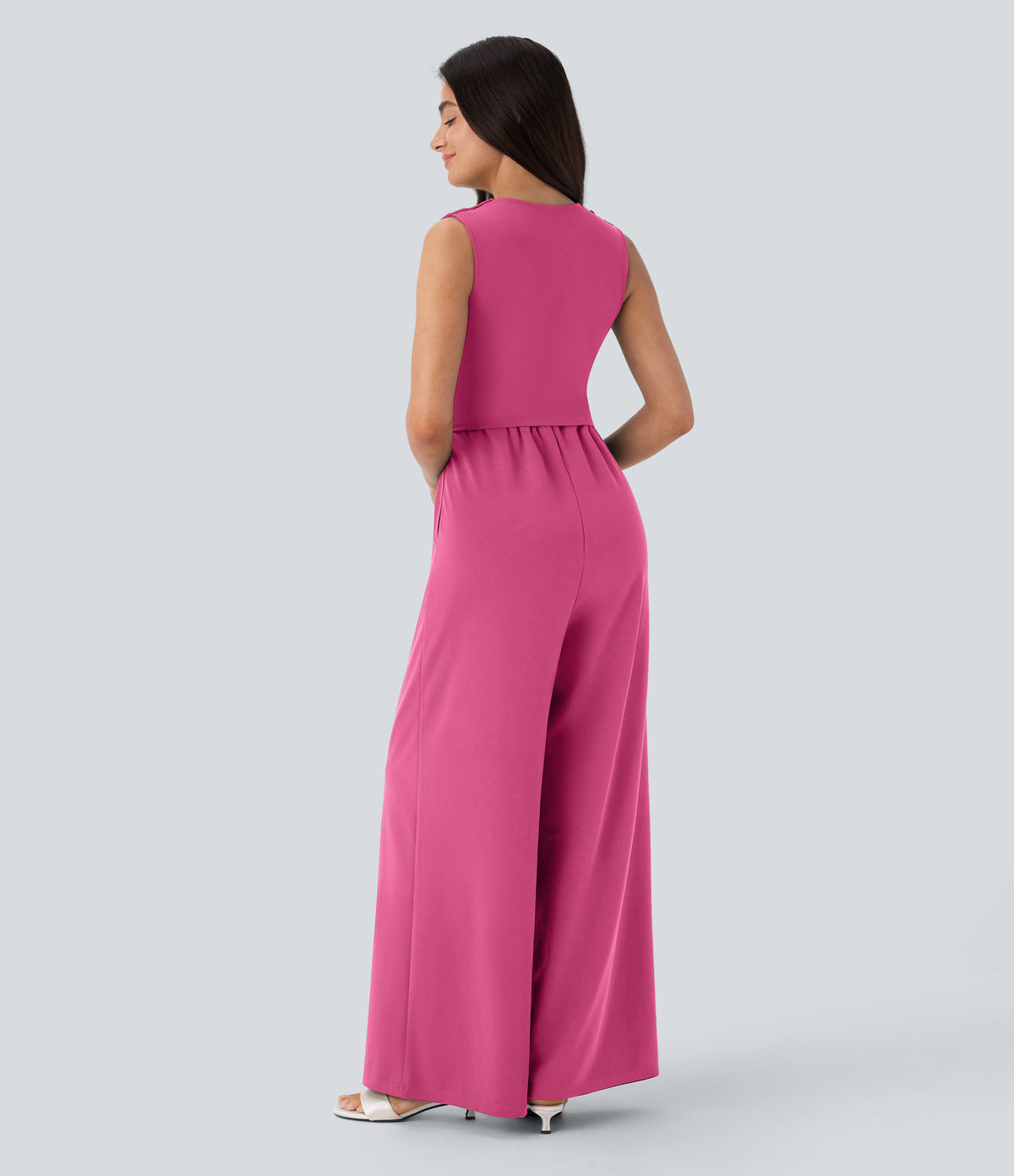 Celine Jumpsuit — Fandango Pink