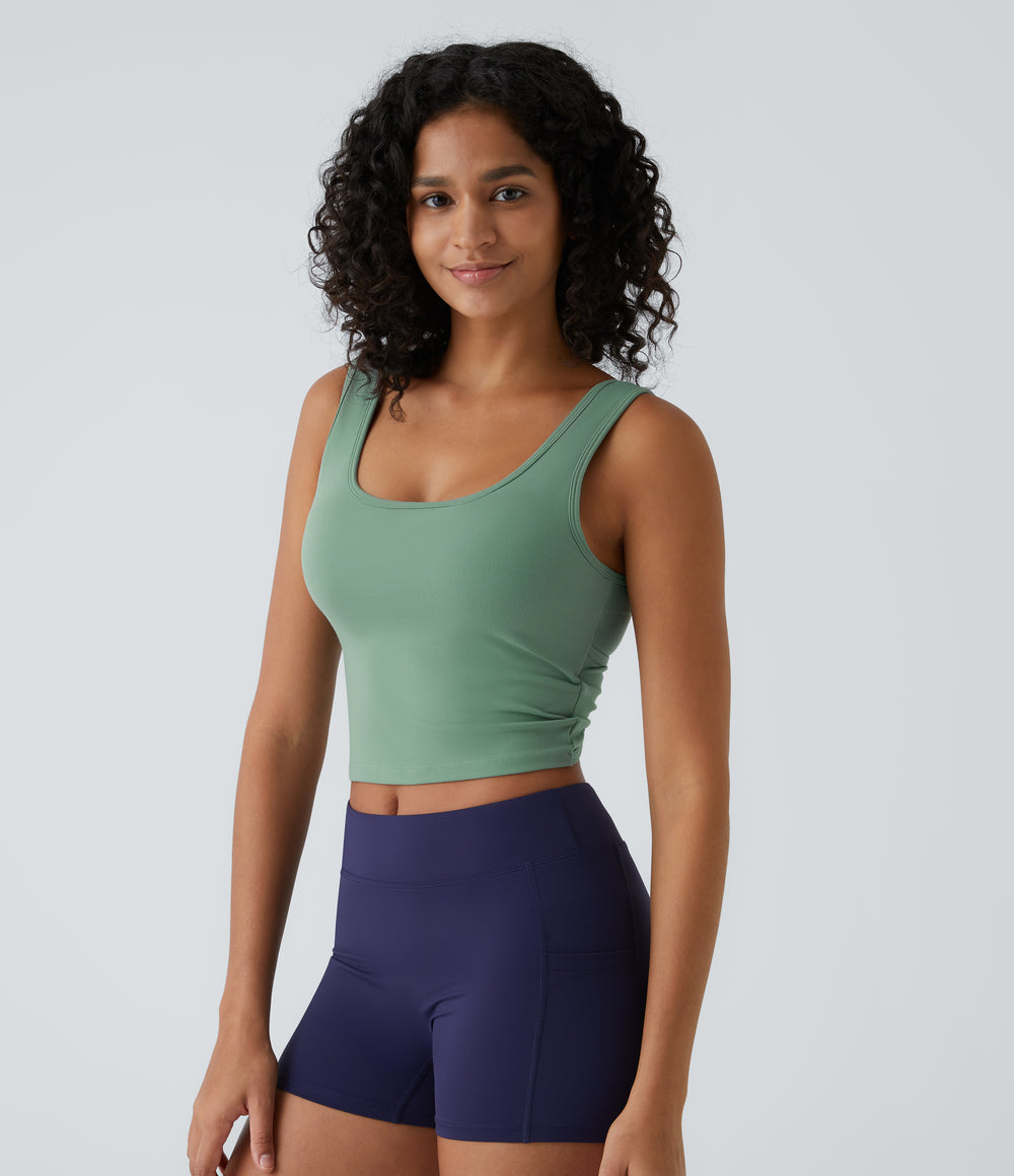 Ballet Tank — Hedge Green