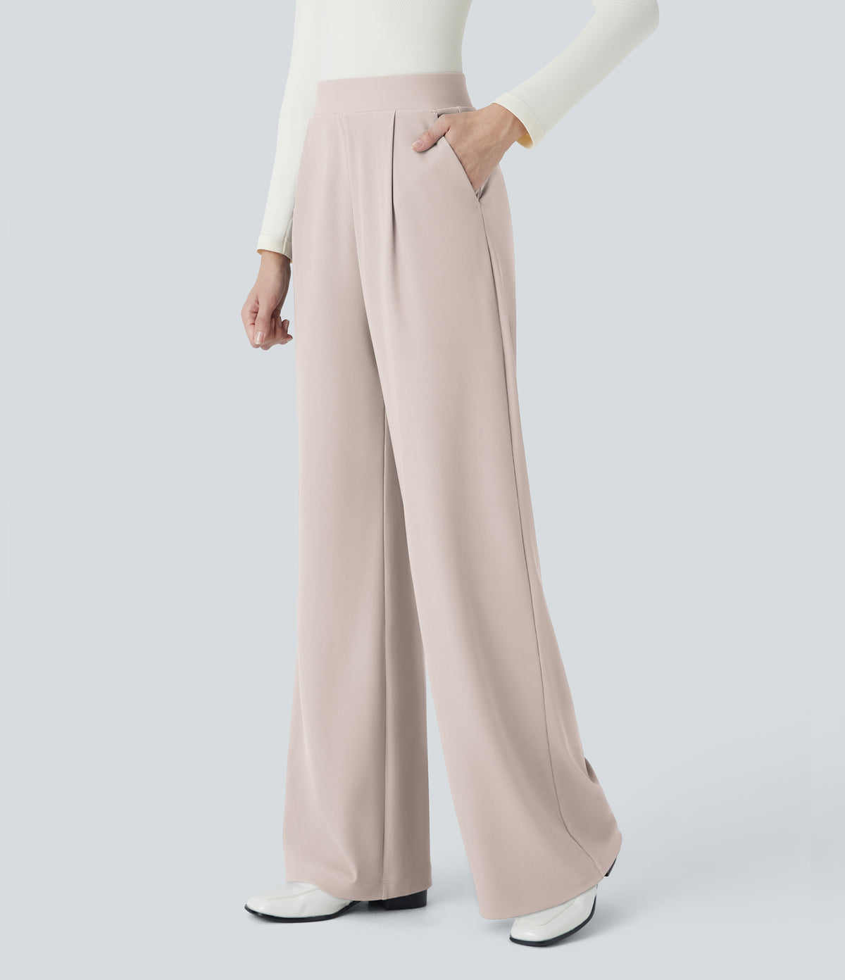 Helena Pants — Oat Milk