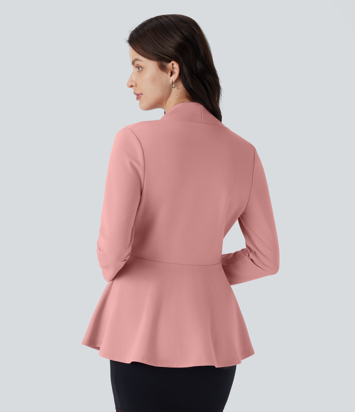 Junia Blazer — Peach Blossom Pink