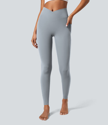 Petal Legging — Red Mahogany