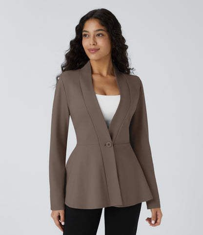 Junia Blazer — Morning Mist Brown