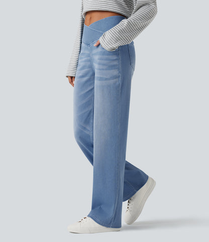 Elina Jeans — Powder Blue Denim