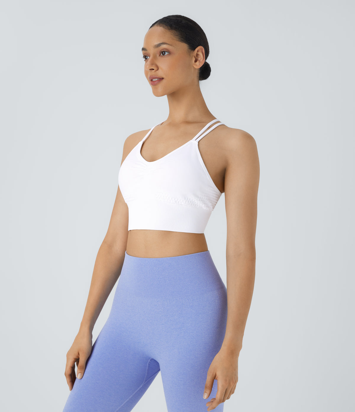 Poise Sports Bra — Frost Gray