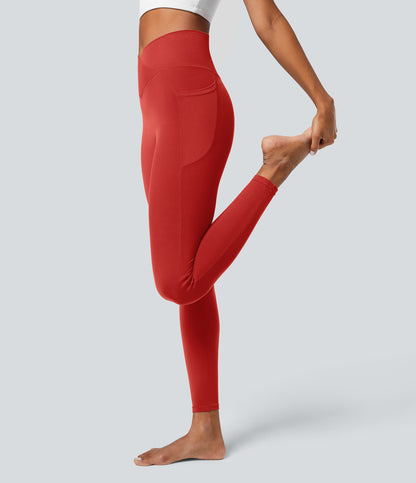 Petal Legging — Warm Mid Blue
