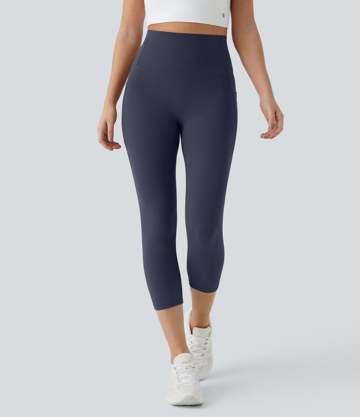 Rhea Capri Legging — Mood Indigo