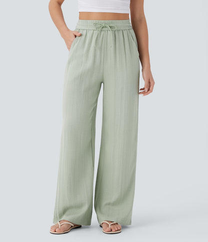 Lavinia Pants — Pale Aqua