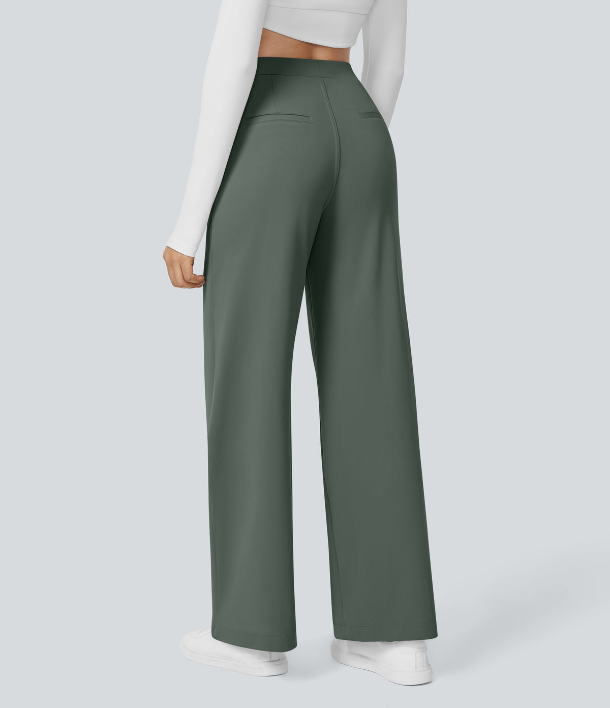Acacia Pants — Deep Aquamarine