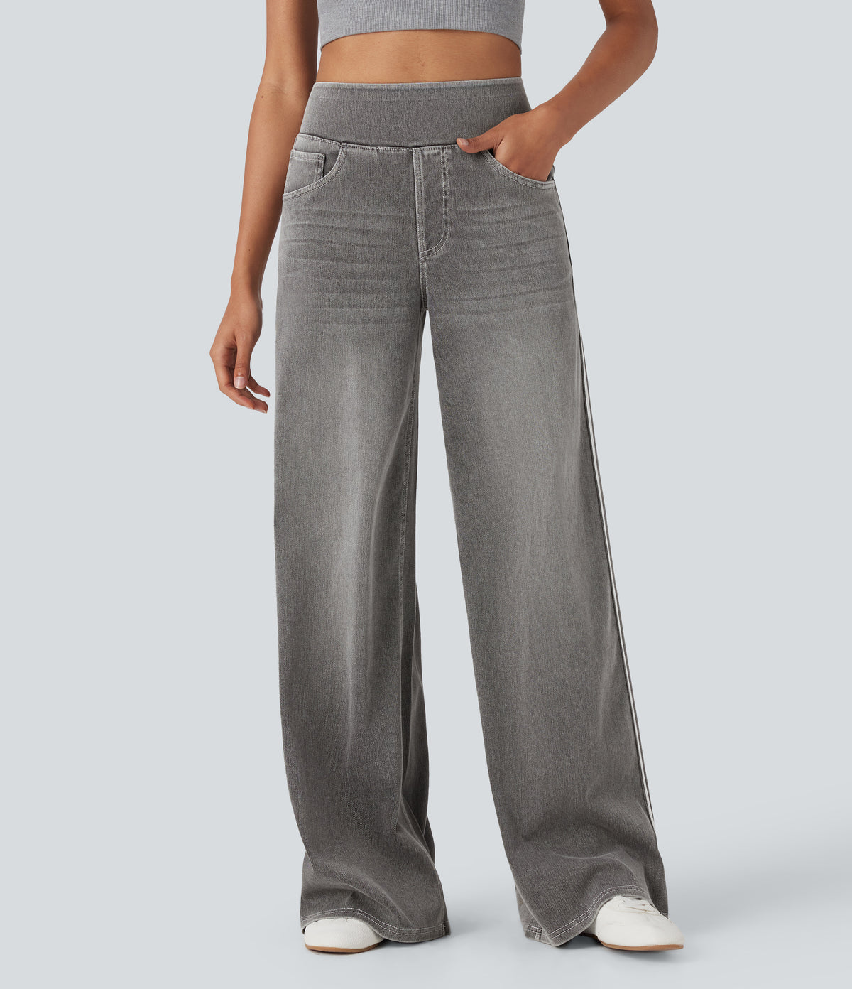 Peony Jeans — Cool Gray Denim