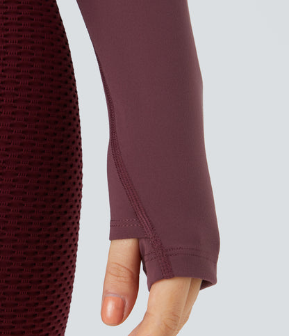 Aveline Zip Top — Black