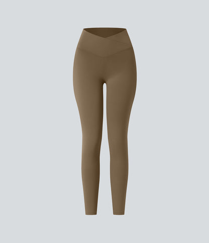 Petal Legging — Muted Brown