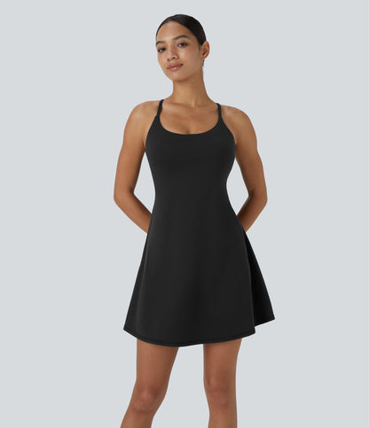 Petal Dress — Black