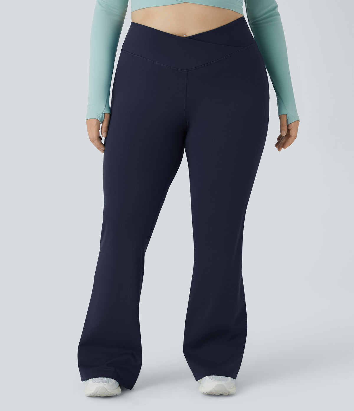 Linden Flare Legging — Midnight Blue