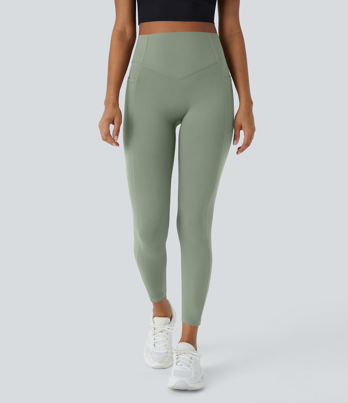 Amara Legging — Iceberg Green