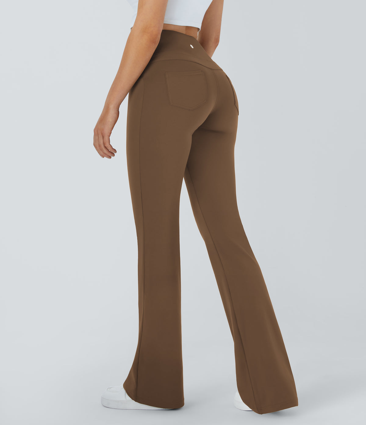 Willow Flare Legging — White
