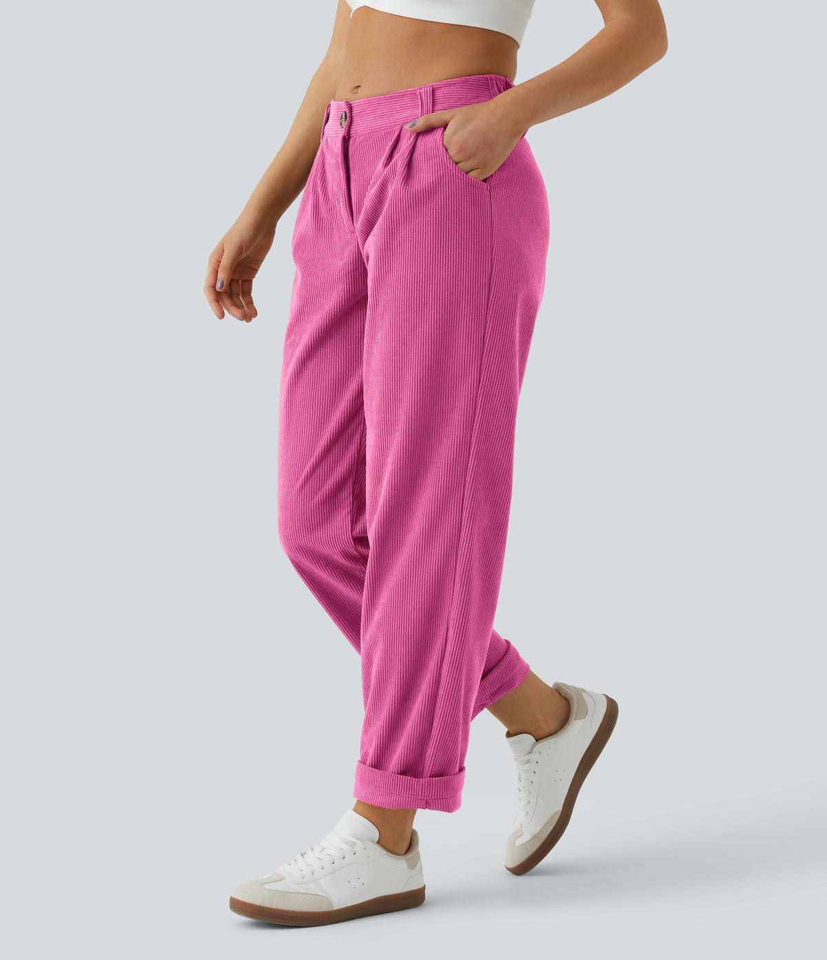Cecily Pants — Fedora Red Purple