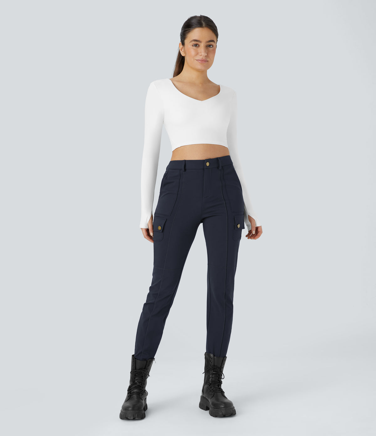 Cassia Pants — Midnight Blue