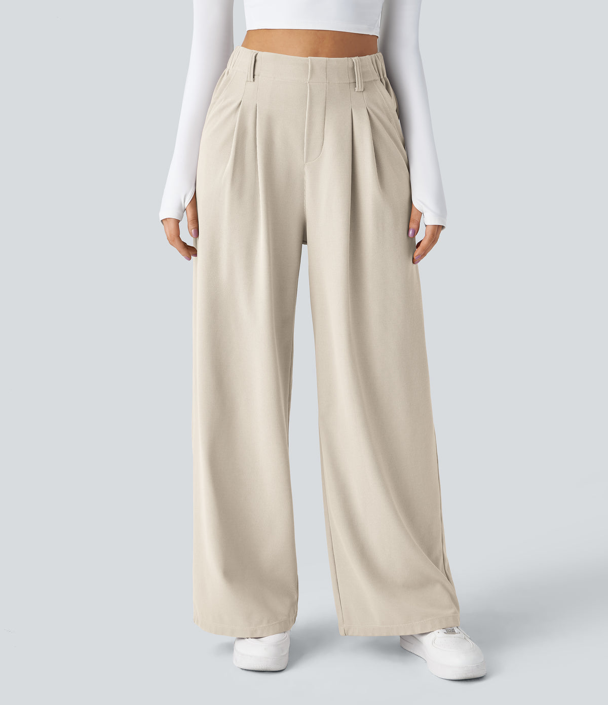 Aurora Pants — Buttermilk White