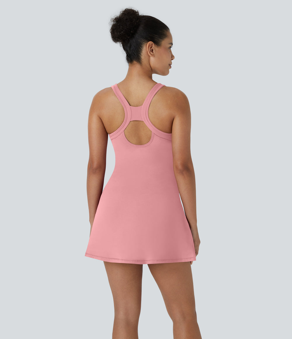 Aster Dress — Rose Pink