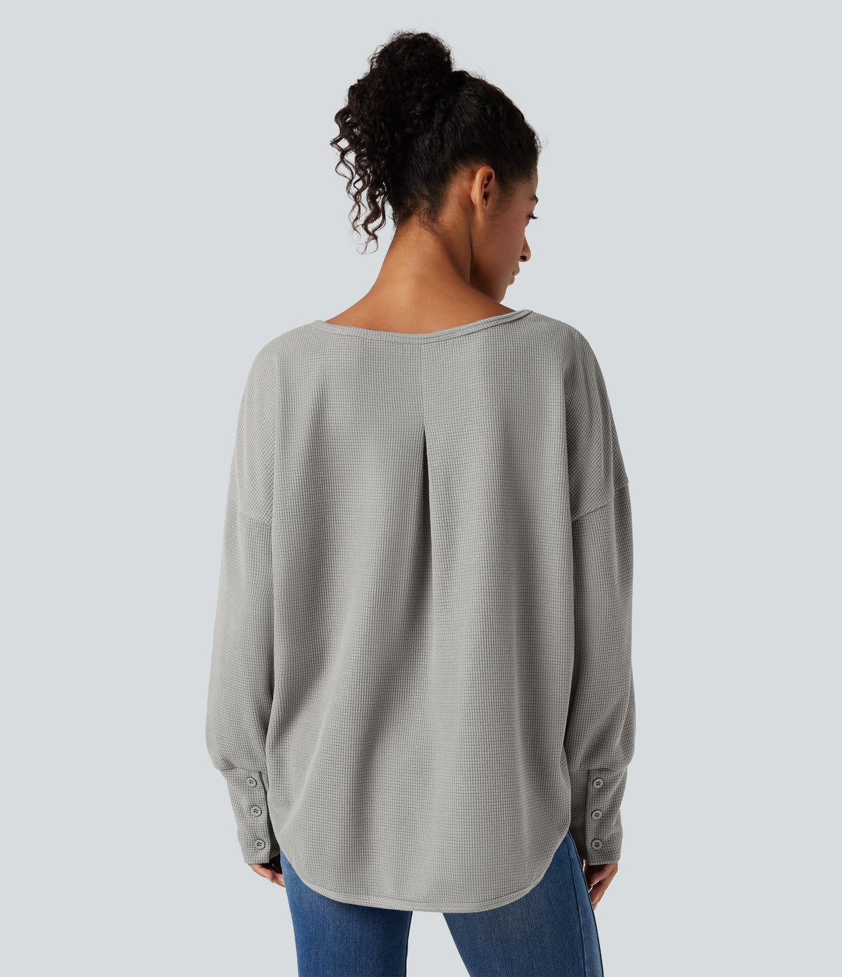 Ember Long-Sleeve Top — Ephedra Gray