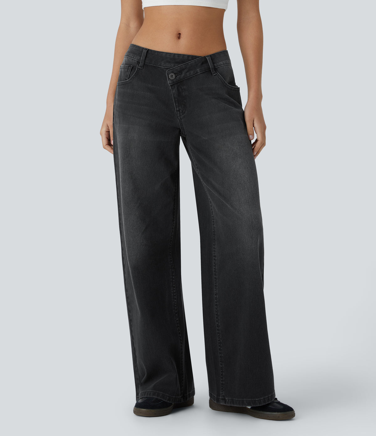 Avril Jeans — Deep Ink Black Denim