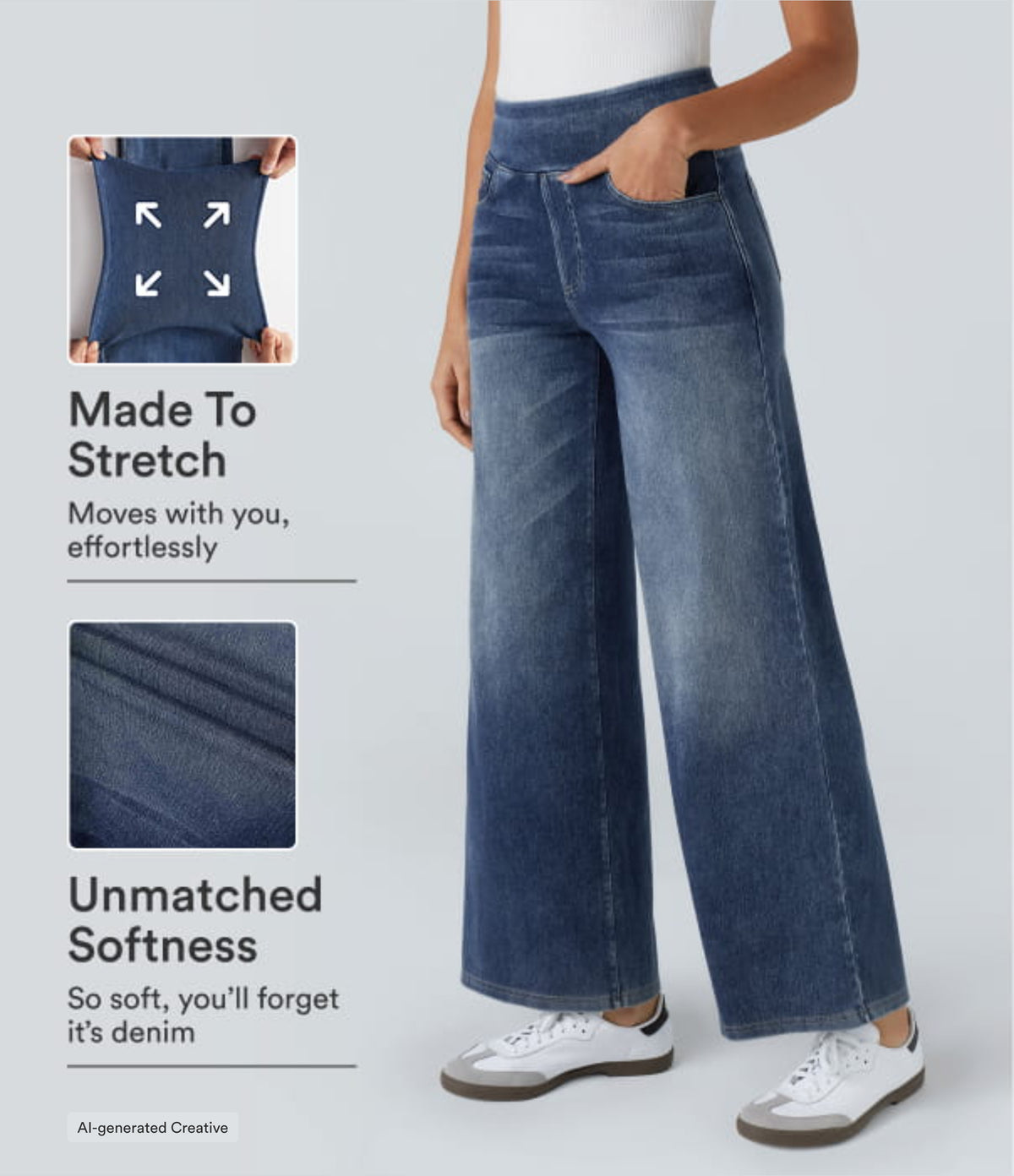 Calista Jeans — Royal Blue Denim