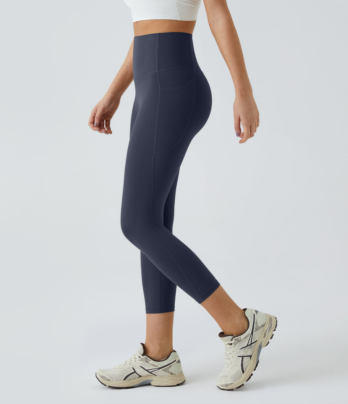 Rhea Capri Legging — Mood Indigo