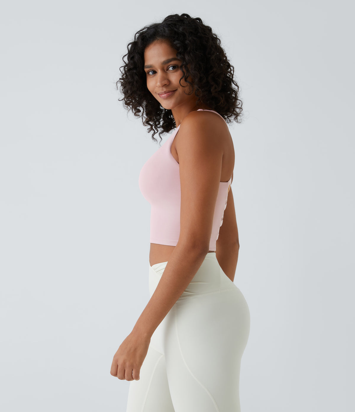 Noelle Tank — Lilac Pink