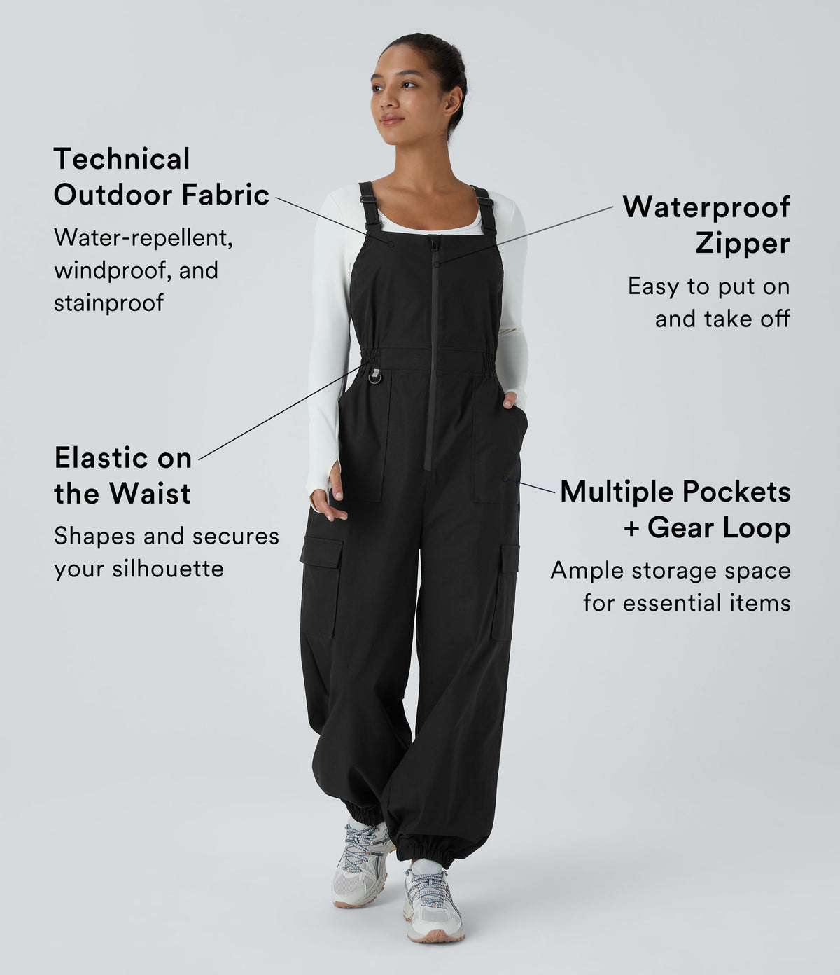 Rowen Overall — Black