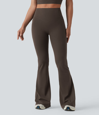 Mae Flare Legging — Hot Fudge