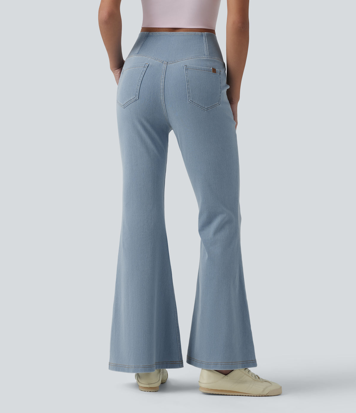 Lana Jeans — Powder Blue Denim