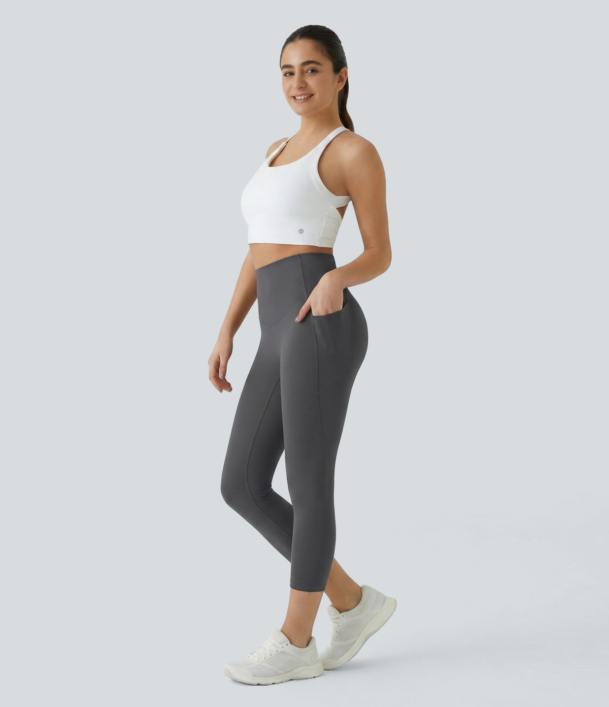 Rhea Capri Legging — Mood Indigo