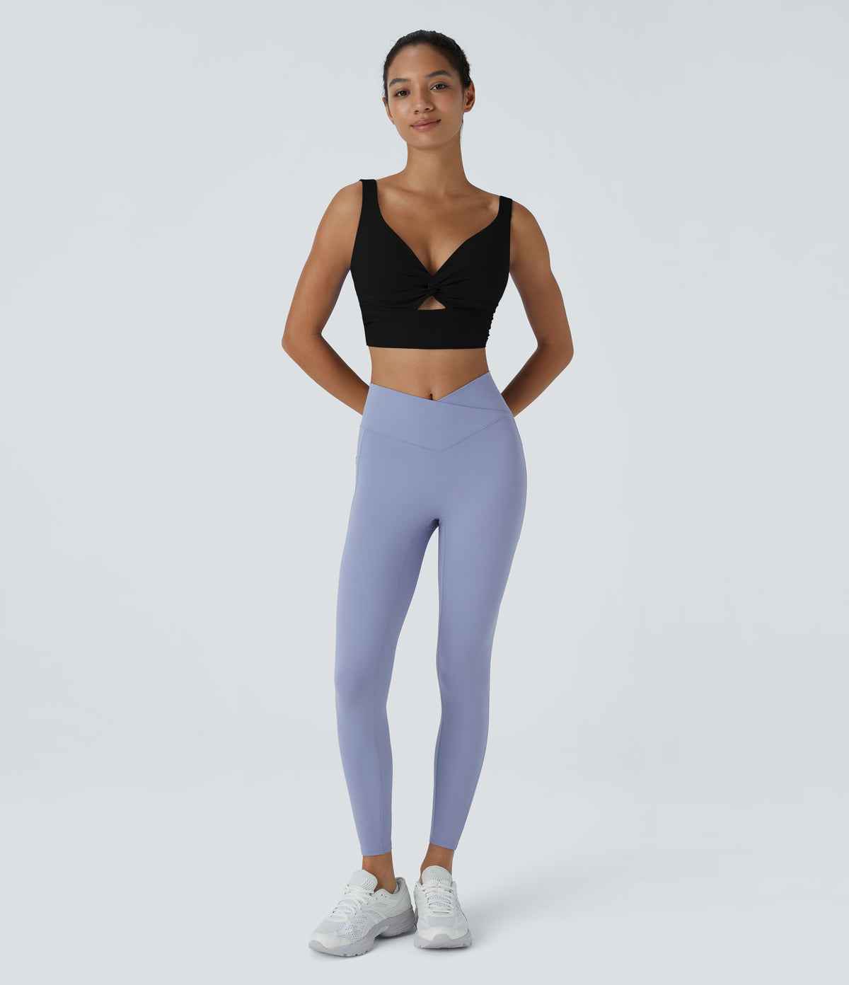 Fleur Sports Bra — Gull