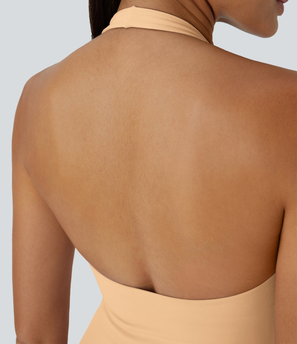 Luna Dress — Buff