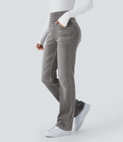 Felicity Jeans — Black Iron Gray Denim