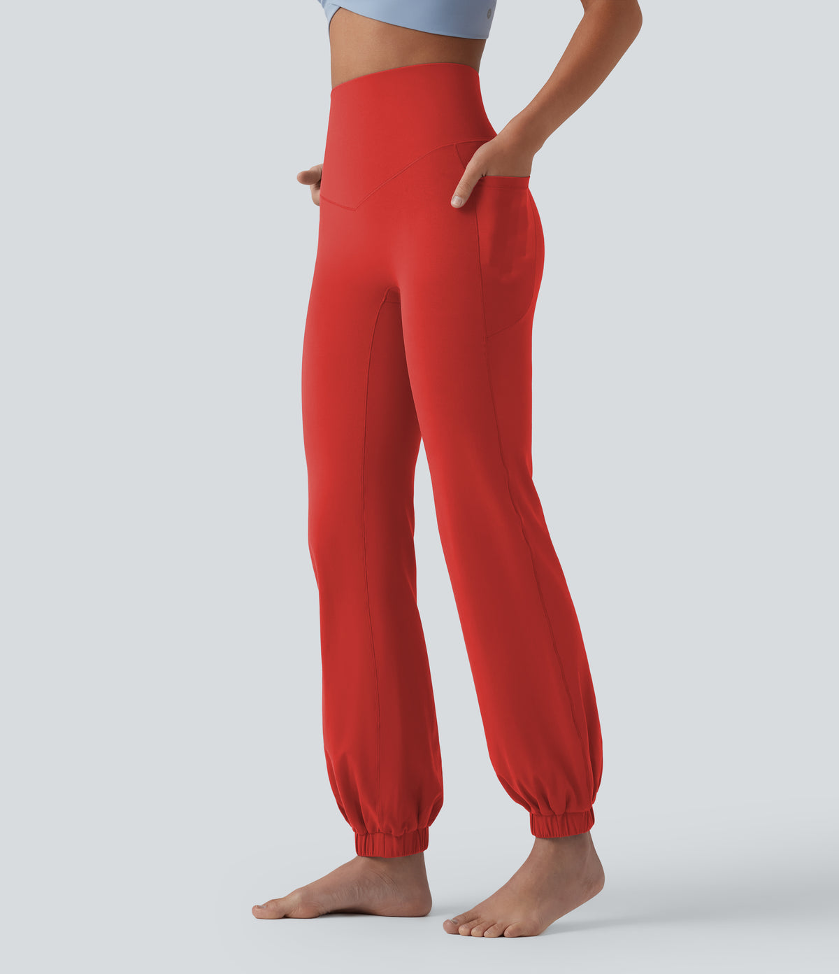 Saskia Jogger — Valiant Poppy