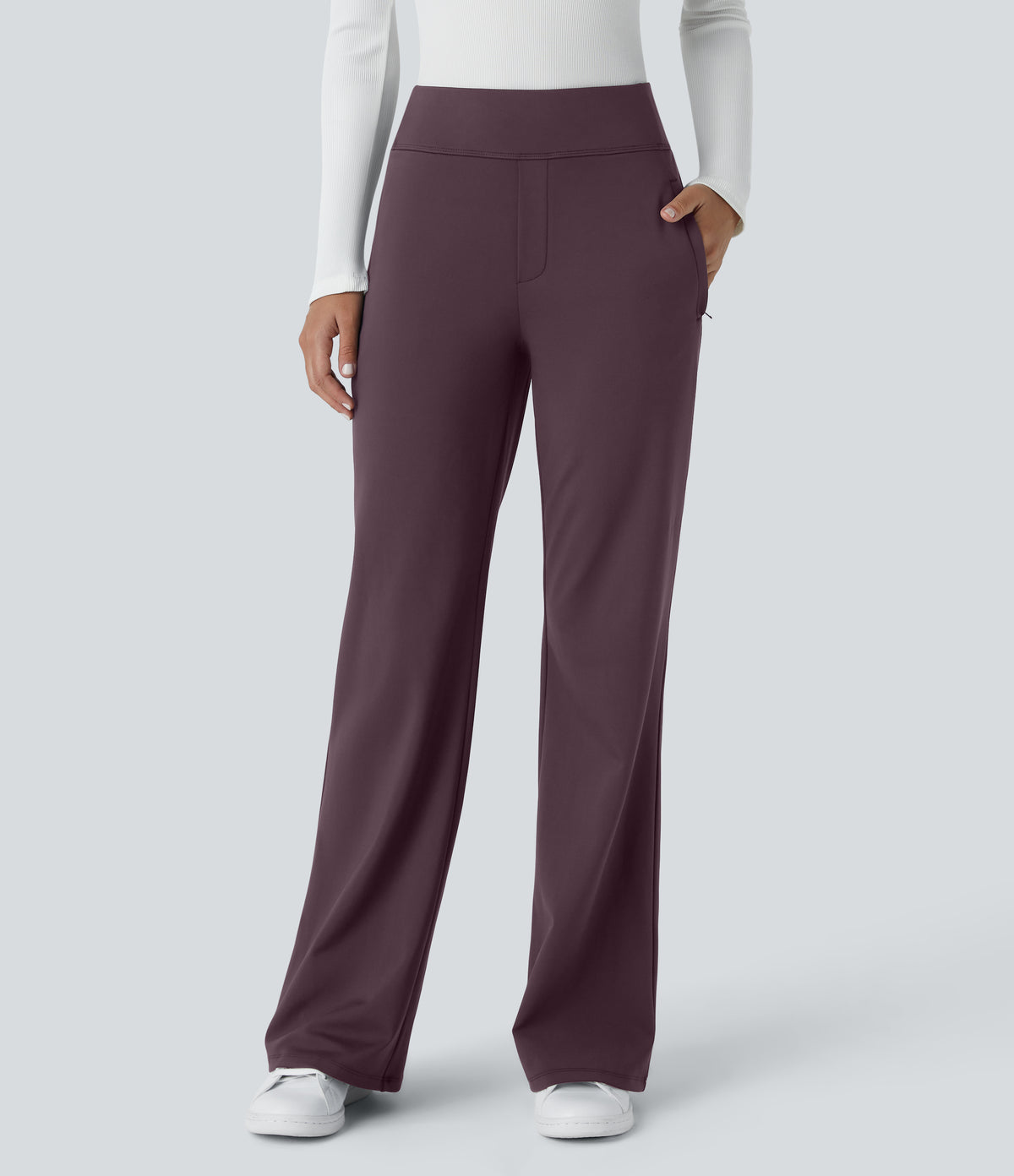 Aubrey Pants — Dusky Evening purple