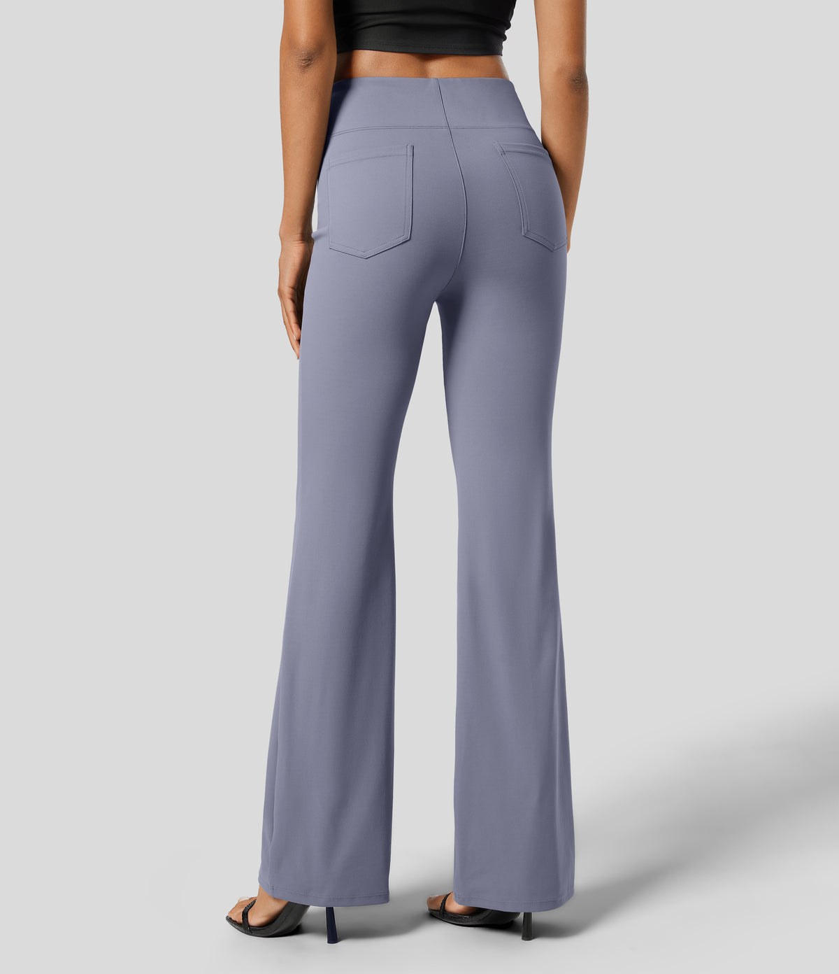 Delia Pants — Cement Gray
