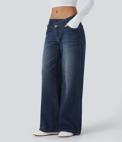 Avril Jeans — Paint Blue Denim