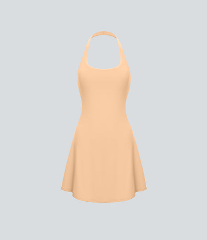 Luna Dress — Mineral Yellow