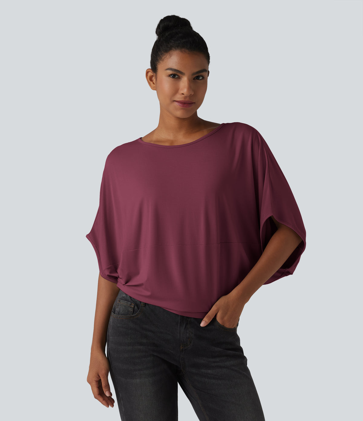 Indira Top — Ruby Wine