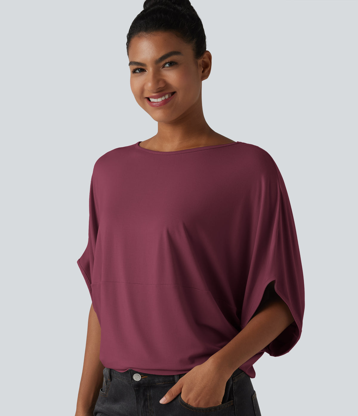 Indira Top — Ruby Wine