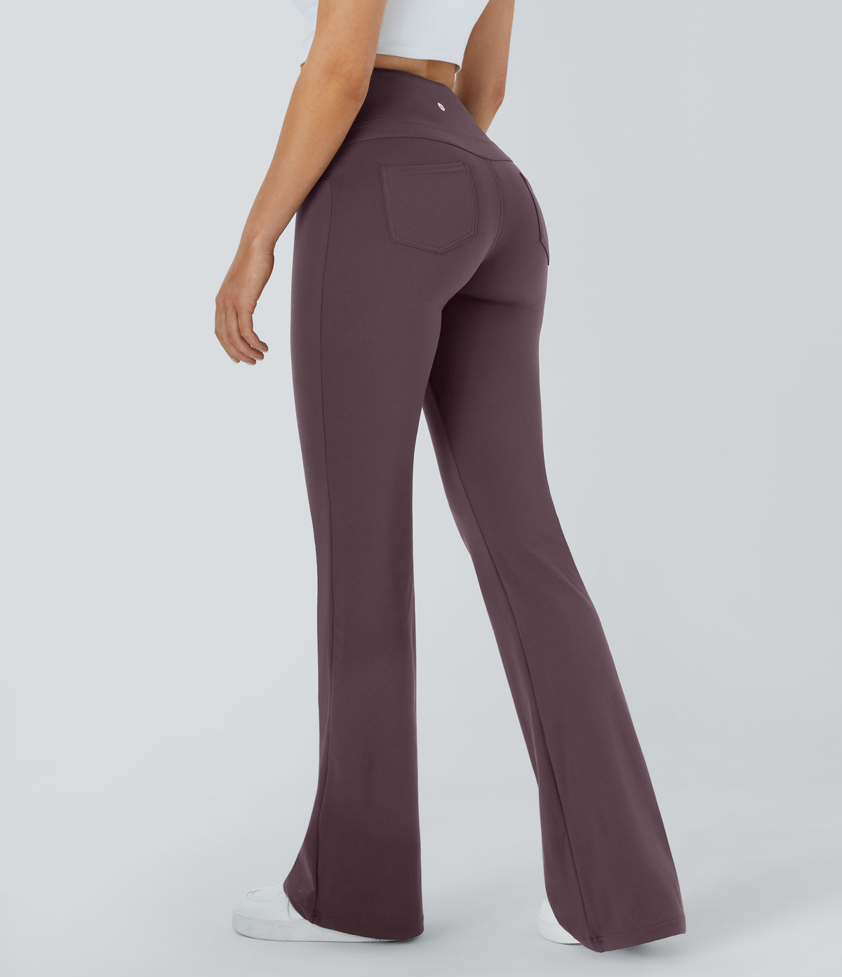 Willow Flare Legging — White