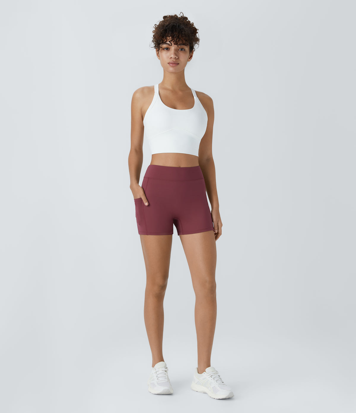 Hazel Biker Short — Cordovan