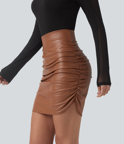 Nerine Skirt — Rustic Brown
