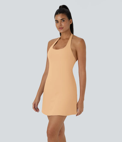 Luna Dress — Buff